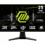 MSI MAG G255F E20 25 INCH MONITOR (200 HZ , 0.5 MS GTG , RAPID IPS PANEL , ADOBE RGB 83% / DCI-P3 79% / SRGB 100% , HDR READY)